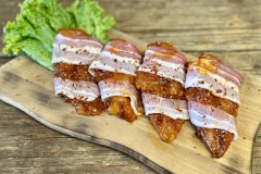 Kyllingebryst med mexican marinade og bacon svob